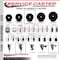 Service Caster 4'' Phenolic Swivel 7/16'' Grip Ring Stem Caster with Total Lock Brake SCC-GRTTL20S414-PHS-716138 - alternate 2